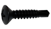 8-18 x 3/4 Phillips Oval Full Thread Self Drilling Screw Black Oxide and Oil-Bolt Demon