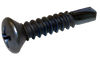 10-16 x 1 1/4 Phil Oval Self Drill Screw Full Thread Zinc Nickel Bake 1,000 hours Salt Spray-Bolt Demon