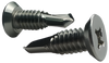 12-24 x 1 Phil Flat Undercut Full Thd Self Drill Machine Screw Thread 18-8 Stainless Steel-Bolt Demon