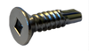 6-20 x 5/8 Square Drive Flat Head Fully Threaded Self Drilling Screw 18-8 Stainless Steel-Bolt Demon