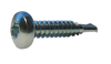 1/4-14 x 1 6 Lobe Pan Self Drilling Screw Fully Threaded Zinc-Bolt Demon