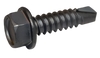12-14 x 1 1/2 Unslot Indent HWH Self Drill #2 Point Full Thrd Zinc 1000 hours Salt Spray-Bolt Demon