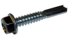 5/16-12 x 1 Unslotted Hexwasher Number 4 Point Self Drill Screw Full Thread Zinc & Bake-Bolt Demon