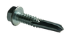 5/16-12 x 2 Unslotted Hex Washer With Number 5 Point Full Thread Self Dril Screw Zinc Bake-Bolt Demon