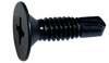 1/4-20 x 1 1/4 Phil Wafer Head #3 Point Self Drill Machine Screw Thd Full Thrd Black Oxide Oil-Bolt Demon