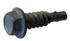 1/4-14 x 1 1/2 Unslot Indent HWH Self Drill Scr Full Thread Zinc 1000 hours Salt Spray-Bolt Demon