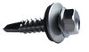 12-14 x 3/4 Unslot Hexwasher w/Bonded NEO EPDM Washer Self Drill Scr Full Thd 18-8 Stainless-Bolt Demon