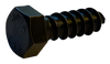 1/2 x 3 1/2 Hex Lag Screw Gimlet Point Black Oxide-Bolt Demon