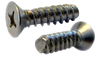 8-16 x 3/4 Phillips Flat Plastite Alternative 48-2 Full Thread 410 Stainless Passivated Wax-Bolt Demon