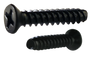 6-19 x 1 Phillips Flat Plastite Alternative 48-2 Fully Threaded Black Oxide And Wax-Bolt Demon