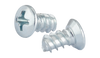 8-16 x 3/8 Phillips Oval Undercut Plastite Alternative 48-2 Full Threaded Zinc And Wax-Bolt Demon