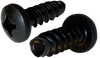 4-20 x 3/8 Phillips Pan Plastite Alternative 48 2 Fully Threaded Black Zinc And Wax-Bolt Demon