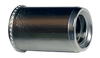 8-32-.080 Small Head Rivet Nut Stainless Steel Cleaned and Polished Non-Ribbed-Bolt Demon