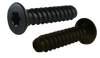 2-28 x 1/4 6-Lobe Flat Plastite Alternative 48-2 Fully Threaded Black Oxide and Wax-Bolt Demon