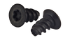 4-20 x 1/4 6-Lobe Flat Undercut Plastite Alternative 48-2 Fully Threaded Black Oxide & Wax-Bolt Demon