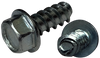 12-11 x 1 Unslotted Indent Hexwasher Plastite Alternative 48-2 Full Thread Zinc & Wax-Bolt Demon