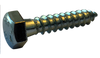 1/2 x 5 1/2 Hex Lag Screw Zinc Gimlet Point-Bolt Demon