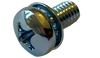 M3-0.5 x 5 ISO 7045 Metric Phil Pan Internal Washer Sems Machine Screw Full Thread Zinc-Bolt Demon