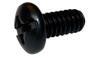 10-32 x 1/2 Combination Pan Head Machine Screw Fully Threaded Black Oxide-Bolt Demon