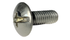 10-32 x 1/2 Combo Slot/Phil Full contour Truss Head Machine Screw Full Thread 18-8 Stainless Steel-Bolt Demon