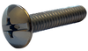 1/4-20 x 4 Combination (Phil/Slot) Full Contour Truss Head Machine Screw Full Thread Zinc-Bolt Demon
