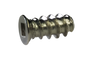 M6.3 x 13 Metric Square Flat 7.0-7.3HD OD European Drawer Slide Screw Full Thread Nickel-Bolt Demon