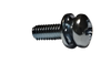 M3-0.5 x 6 ISO7045 Metric Phil Pan Conical Square Washer Sems Full Thread Zinc-Bolt Demon