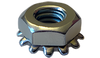 M3-0.5 Metric Class 8 K Lock Nut Zinc-Bolt Demon