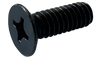 8-32 x 3/8 Phillips Flat 100º Machine Screw Fully Threaded Zinc Black-Bolt Demon
