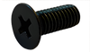 6-32 x 5/8 Phillips Flat 100º Machine Screw Fully Threaded Black Oxide-Bolt Demon