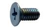 2-56 x 1/8 Phillips Flat 100º Machine Screw Fully Threaded Zinc-Bolt Demon