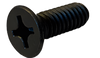 10-24 x 3/8 Phillips Flat Machine Screw Fully Threaded Black Oxide-Bolt Demon