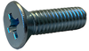 0-80 x 1/8 Phillips Flat Machine Screw Fully Threaded Zinc-Bolt Demon