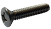 2-56 x 1/4 Phillips Oval Machine Screw Fully Threaded 18-8 Stainless Steel-Bolt Demon