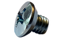 10-32 x 1/4 Phillips Oval Undercut Machine Screw Fully Threaded Zinc-Bolt Demon