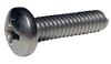 4-40 x 1/4 Phillips Pan Machine Screw Fully Threaded 410 Stainless Steel-Bolt Demon