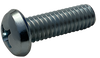 3-48 x 5/16 Phillips Round Machine Screw Fully Threaded Zinc-Bolt Demon