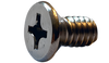 1/4-20 x 1 Phillips Flat Undercut Machine Screw Fully Threaded 316 Stainless Steel-Bolt Demon