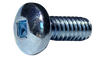 10-32 x 3/4 Square Pan Machine Screw Fully Threaded Zinc-Bolt Demon