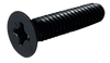 2-56 x 1/8 MS24693-B Phillips Flat 100 Degree F/T Machine Screws 300 Series SS Black Oxide DFAR-Bolt Demon
