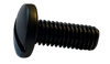 8-32 x 3/8 Slotted Binding Undercut Machine Screw Fully Threaded Black Oxide-Bolt Demon