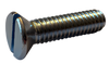 5/16-18 x 5/8 Slotted Flat Machine Screw Fully Threaded Zinc-Bolt Demon