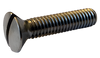 5/16-18 x 2 Slotted Oval Machine Screw Fully Threaded 18-8 Stainless Steel-Bolt Demon