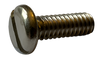 8-32 x 3/4 Slotted Pan Machine Screw Fully Threaded 18-8 Stainless Steel-Bolt Demon