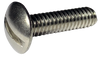 1/4-20 x 3/8 Slotted Truss Machine Screw Fully Threaded 18-8 Stainless Steel-Bolt Demon