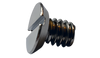 0-80 x 3/32 Slotted Flat Undercut Machine Screw Fully Threaded 18-8 Stainless Steel-Bolt Demon