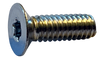 2-56 x 1/2 6-Lobe Flat 100º Machine Screw Fully Threaded 18-8 Stainless Steel-Bolt Demon