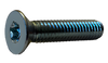 6-32 x 1/4 6-Lobe Flat Machine Screw Fully Threaded Zinc-Bolt Demon