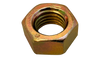 5/8-11 Coarse Thread Finished Hex Nut Grade 8 Zinc Yellow-Bolt Demon