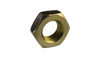 1/4-20 Hex Jam Nut Zinc Yellow-Bolt Demon